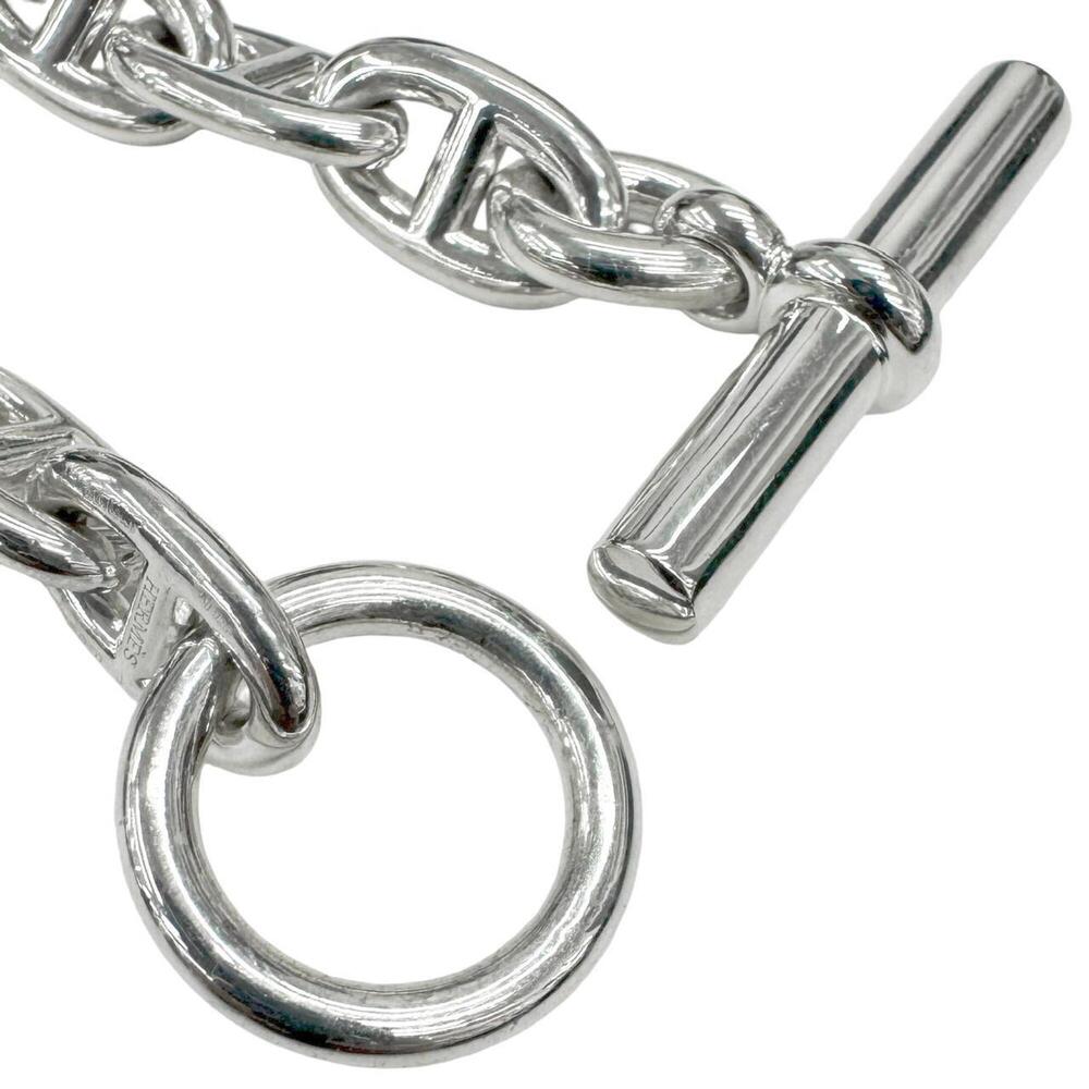 HERMES Silver Charm Bracelet - Picture 4 of 9